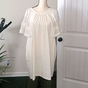 Boho summer dress - ivory